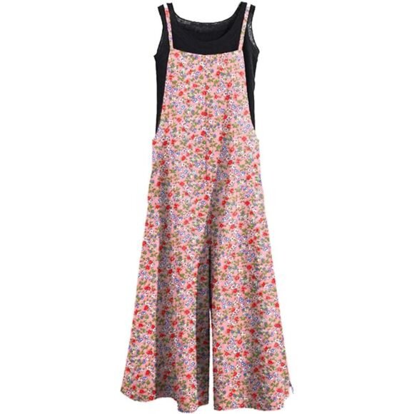 Women's Casual Loose Long Jumpsuits Jumpsuits-319 - Picture 1 of 4